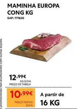 Recheio Europa - maminha cong promoção