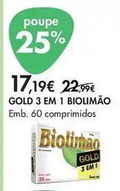 Pingo Doce Biológico - gold 3 em 1 promoção