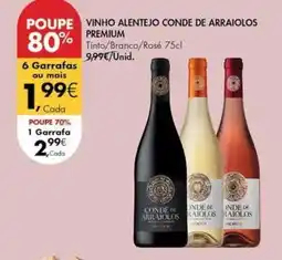 Pingo Doce Castelo de arraiolos - vinho alentejo promoção