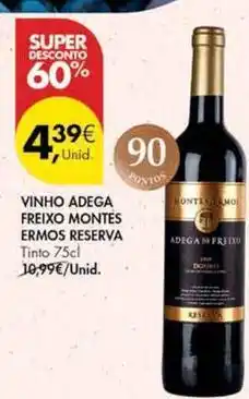 Pingo Doce Adega - vinho freixo montes ermos reserva promoção