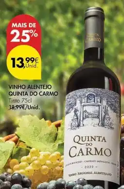 Pingo Doce Quinta do carmo - vinho alentejo promoção