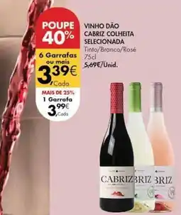 Pingo Doce Cabriz - vinho dao colheita promoção