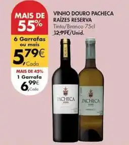 Pingo Doce Pacheca - vinho douro promoção