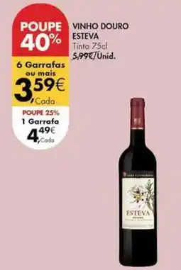 Pingo Doce Esteva - vinho douro promoção