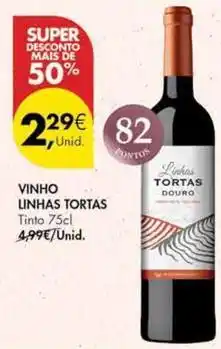 Pingo Doce Linhas tortas - vinho promoção