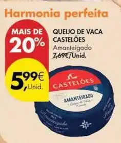Pingo Doce Castelões - queijo de vaca promoção