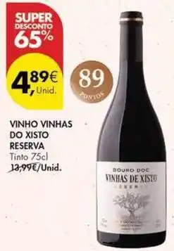 Pingo Doce Vinho vinhas do xisto promoção