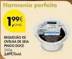 Pingo Doce Pingo doce - requeijão de ovelha de seia promoção
