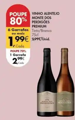 Pingo Doce Encosta das perdizes - vinho alentejo promoção
