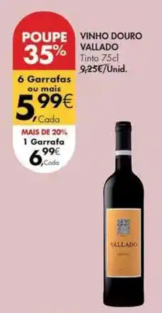 Pingo Doce Vallado - vinho douro promoção
