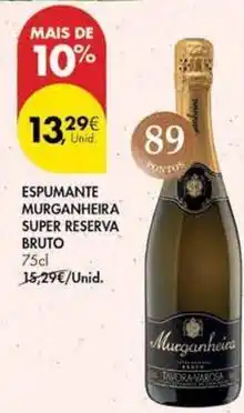 Pingo Doce Murganheira - espumante super reserva bruto promoção