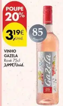 Pingo Doce Gazela - vinho promoção