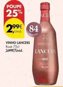 Pingo Doce Lancers - vinho lancers promoção