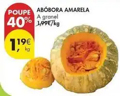 Pingo Doce A+ - abóbora amarela promoção