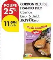 Pingo Doce Iglo - cordon bleu de frango promoção