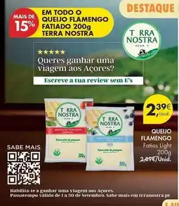 Pingo Doce Terra nostra - queijo flamengo promoção