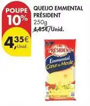 Pingo Doce Président - queijo emmental promoção