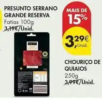 Pingo Doce Serrano - presunto grande reserva promoção
