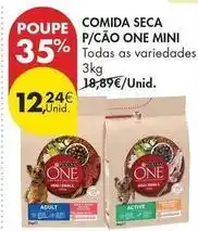Pingo Doce One - comida seca p/cão promoção