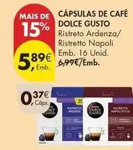 Pingo Doce Dolce gusto - cápsulas de café promoção