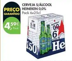 Pingo Doce Heineken - cerveja s/alcool 0,0% promoção