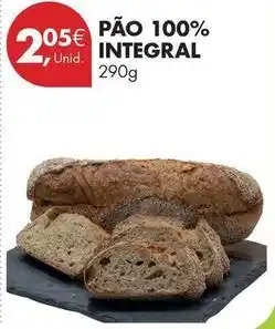 Pingo Doce Pão 100% integral promoção