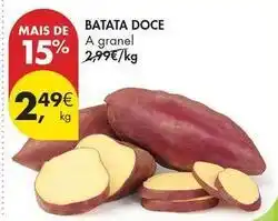 Pingo Doce A+ - batata doce promoção