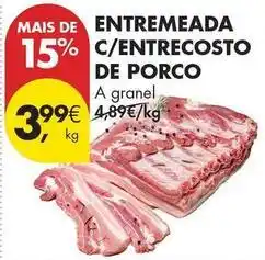 Pingo Doce A+ - entremeada c/entrecosto de porco promoção