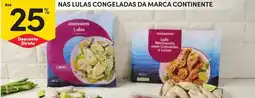 Continente Nas lulas congeladas da marca continente promoção