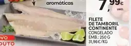 Continente Filete de tamboril continente congelado promoção