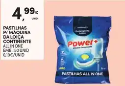 Continente Pastilhas p/máquina da loiça continente promoção