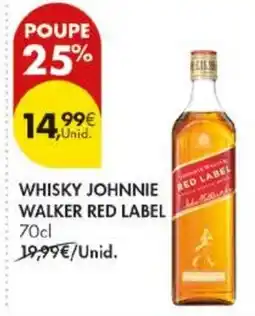 Pingo Doce whisky johnnie walker red label promoção