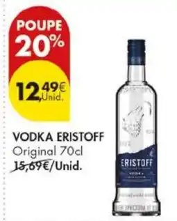 Pingo Doce vodka eristoff original promoção