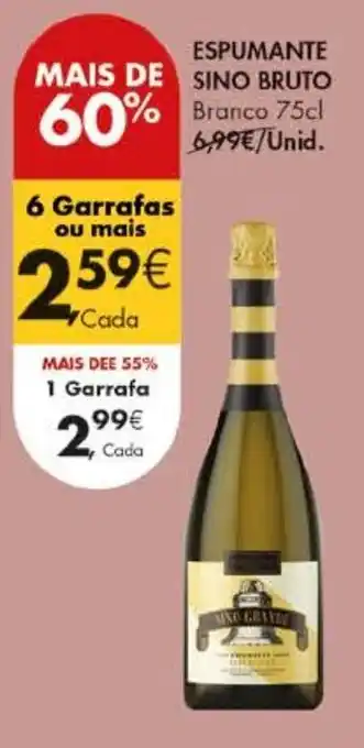 Pingo Doce Espumante sino bruto promoção