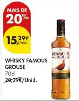 Pingo Doce Whisky Famous Grouse promoção