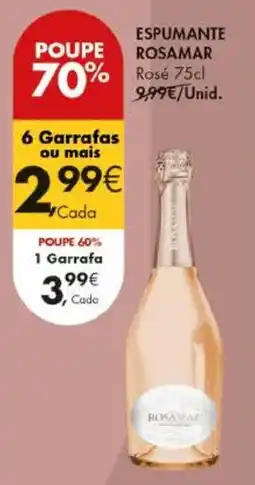 Pingo Doce Espumante rosamar promoção