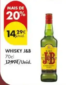 Pingo Doce Whisky J&B promoção