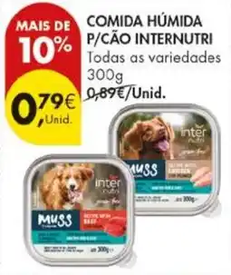 Pingo Doce comida húmida p/cão internutri promoção