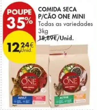 Comida seca p/cão one mini