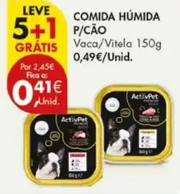 Pingo Doce ActivPet comida húmida p/cão promoção