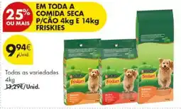 Pingo Doce comida seca p/cão friskies promoção