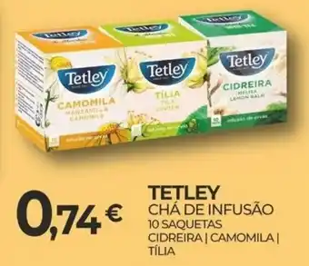 Tetley chá de infusão cidreira | camomila | tilia