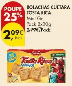 Pingo Doce Bolachas cuétara tosta rica mini go promoção