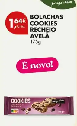 Pingo Doce Bolachas cookies recheio avelã pingo doce promoção