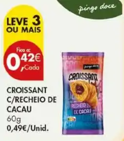 Pingo Doce Croissant c/recheio de cacao promoção