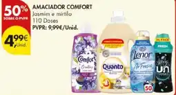 Pingo Doce Amaciador comfort jasmim e mirtilo promoção