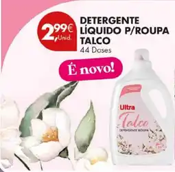Pingo Doce Detergente liquido p/roupa talco promoção