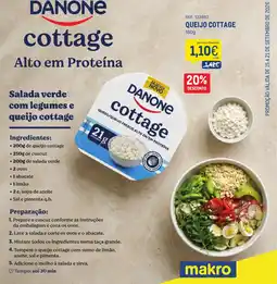 Makro Queijo Cottage promoção