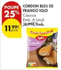 Pingo Doce Cordon bleu de frango iglo promoção