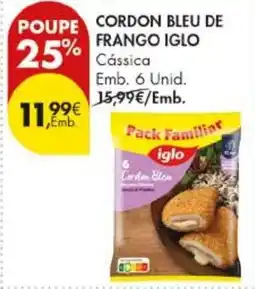 Pingo Doce Cordon bleu de frango iglo promoção
